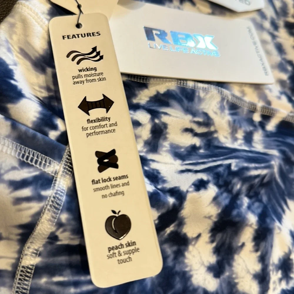 ⭐️NWT⭐️RBX Super Soft Tie Dye Workout/Leggings **Includes matching scrunchee** - Picture 6 of 6